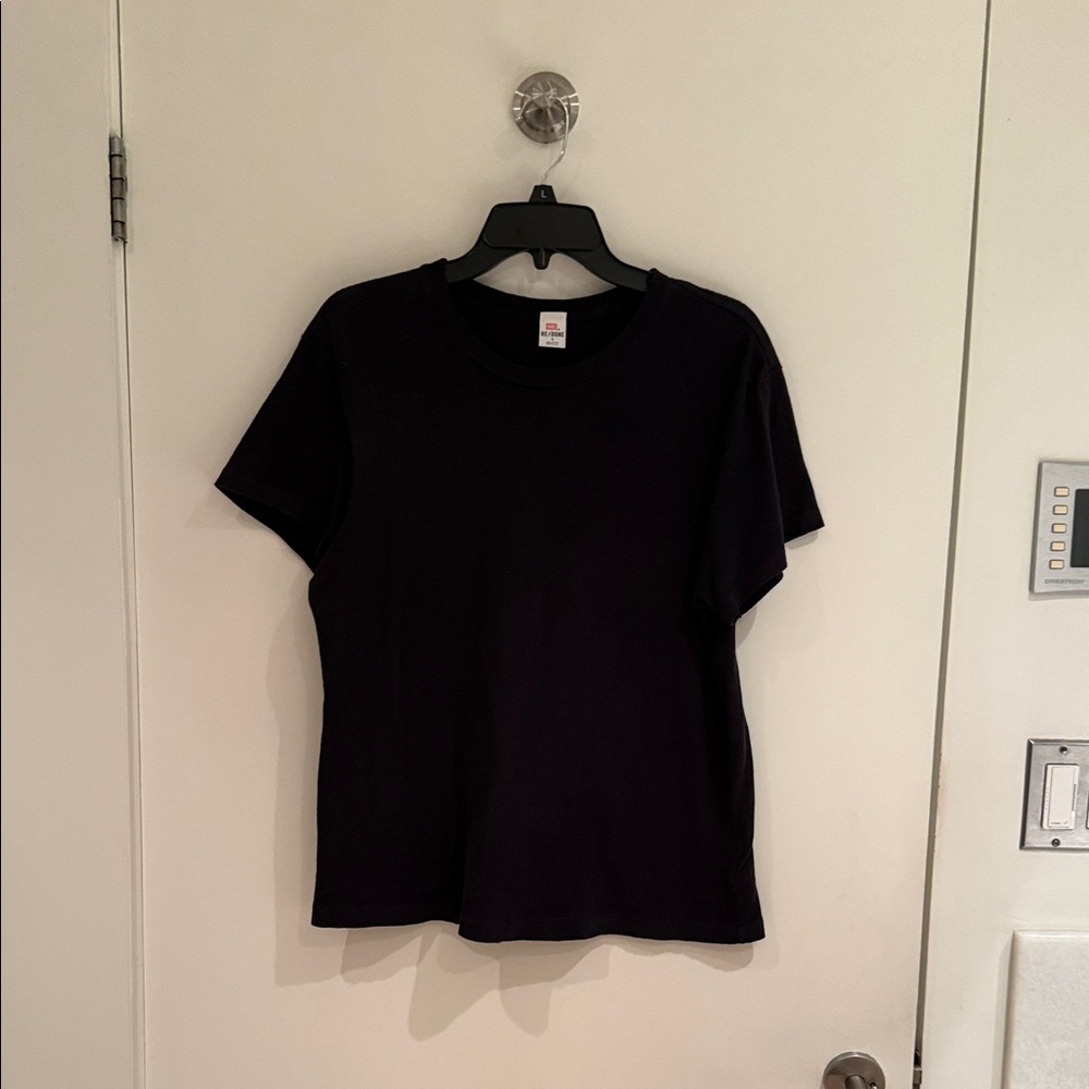 Re/Done Black Girlfriend tee
